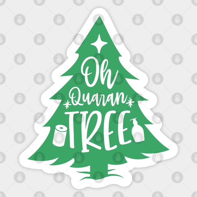 Oh QuaranTREE Funny Quarantine Christmas 2020 Sticker by GiftTrend